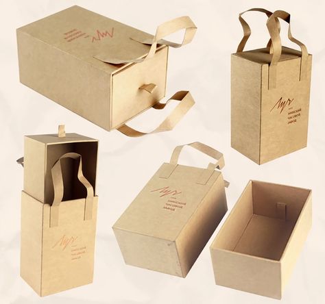 Eco Packaging Ideas, Drawer Box Packaging, Eco Packaging Design, Kraft Box Packaging, Slide Box, Kraft Packaging, Honey Packaging, Packaging Template Design, Business Branding Inspiration