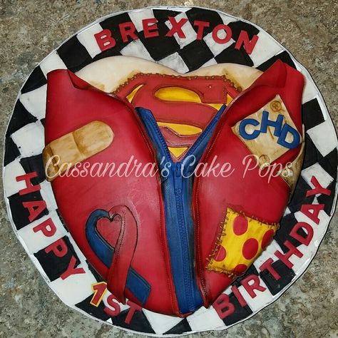 Congenital heart disease cake Valentines Day Cake, Heart Warrior, Theme First Birthday, Strong Heart, Chd Awareness, Heart Cakes, Congenital Heart, Valentines Day Cakes, Cakes To Make