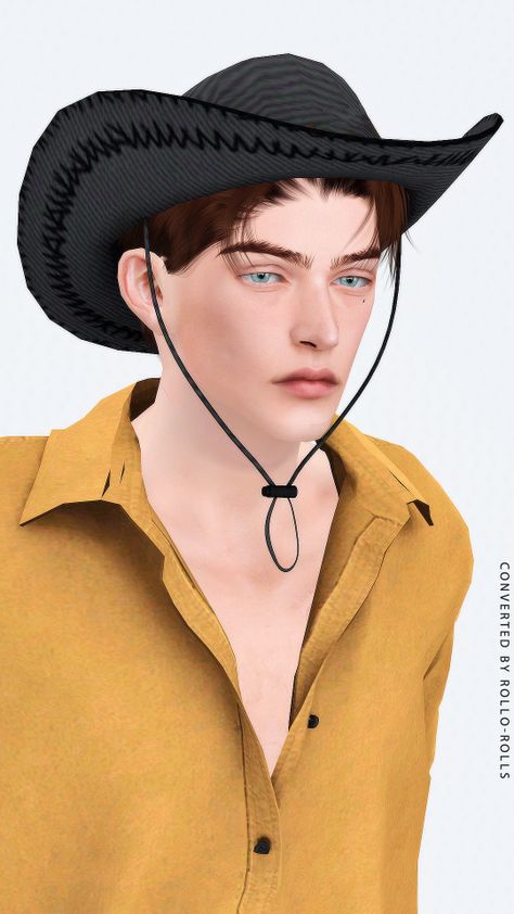 Sims 4 Cowboy Hat, Ts3 Cc, Sims4 Clothes, The Cowboy, Cc Finds, Sims 3, Cowboy Hat, Sims 4 Cc, Sims 4