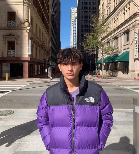 Purple North Face Jacket Outfit, North Face Puffer Jacket Purple, Purple Puffer Jacket Outfit, Northface Jacket Outfits, The North Face Puffer Jacket Outfit, North Face Puffer Jacket Outfit Men, Northface Jacket Outfit, North Face Puffer Jacket Outfit, Puffer Jacket Outfit Men