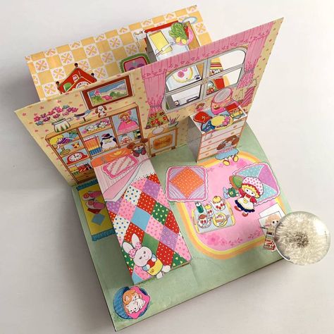 Pop Up Sketchbook, Pop Up Doll House, Infant Games, Pop Up Art, Mini Doll House, Paper House, Arte Inspo, Pop Up Book, Mini Things