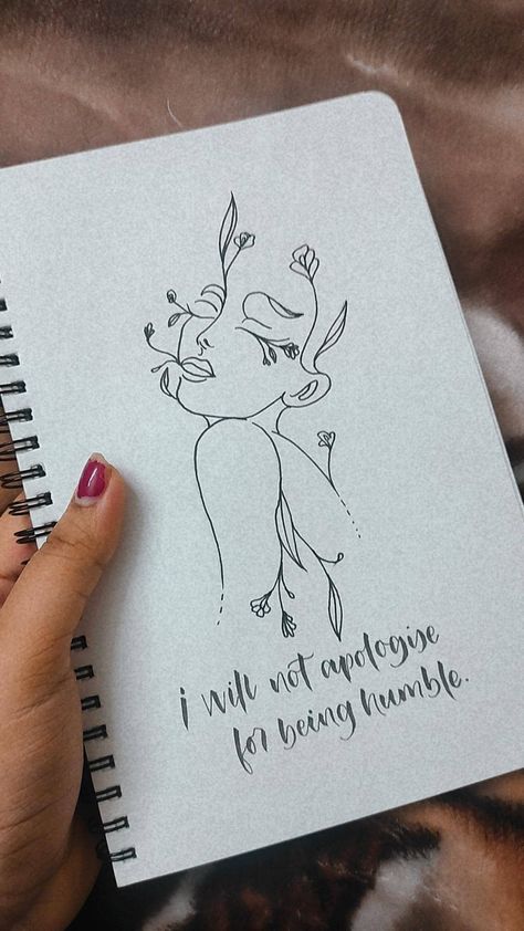 Asthetic Drawings Pencil Easy, Aesthetic Drawings With Quotes, A6 Size Painting, Topic Calligraphy, Pencil Sketches With Quotes, First Page Of Diary Ideas Name, Aesthetic Quotes Drawings, Motivational Art Drawings, Cute Doodle Art Creative