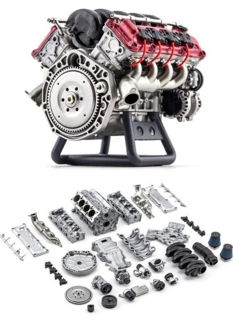 Engine Model Kit, Model Engine Kits, Rc Cars For Sale, Model Cars Kits, Race Engines, Combustion Engine, V8 Engine, Rc Toys, Kit Cars