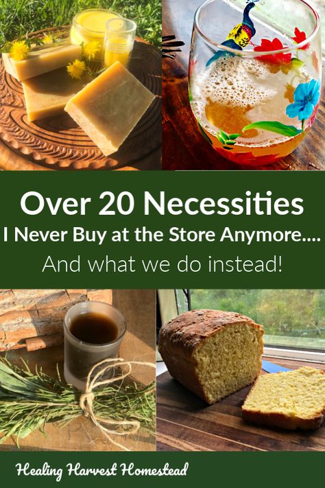 21+ Necessities I NEVER Buy at the Store Anymore (And What I Do Instead) Save Money and Be Healthier — All Posts Healing Harvest Homestead Healthy Deodorant, At The Store, No Waste, Diy Health, Fermented Foods, Diy Natural Products, Natural Living, Processed Food, Health Remedies