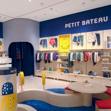 Join us to celebrate the opening of our Flagship store at Mall of the Emirates! Our new store’s design beautifully reflects the brand’s… | Instagram Fashion Display, Kids Retail Store Design, Kids Store Design, Clothes Shop Design, Kids Clothing Store Design, Store Plan, Childrens Clothing Stores, Clothing Store Displays, Fashion Displays