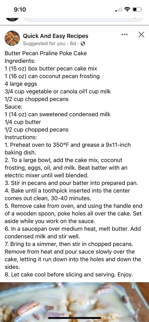 Butter Pecan Praline Poke Cake 12 Tomatoes, Butter Pecan Praline Poke Cake Easy, Butter Pecan Cake Mix Recipes Boxes, Butter Pecan Praline Poke Cake, Pecan Praline Poke Cake, Praline Poke Cake, Pecan Praline Cake, Pecan Sauce, Condensed Milk Cake