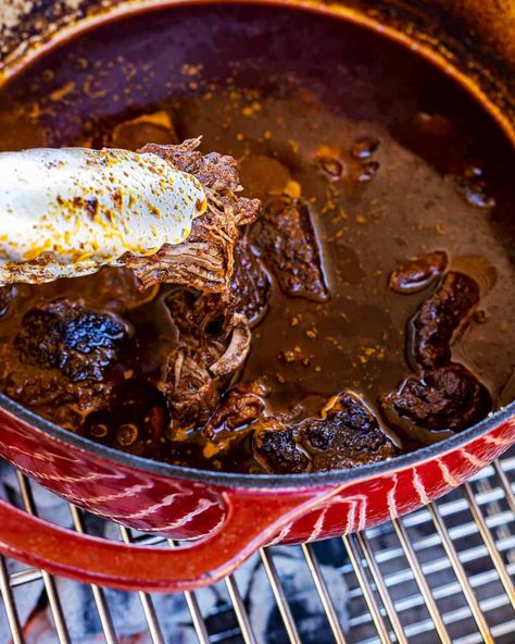 Smoked Birria, Red Burger, California Burrito, Beef Birria, Over The Fire Cooking, Smoked Burgers, Two Worlds Collide, Meat Chili, The Best Burger