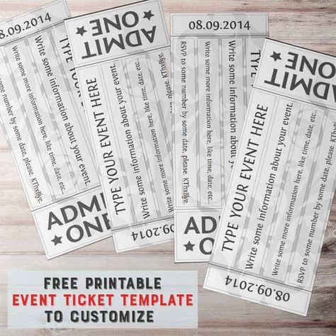 Free Printable Event Ticket Template - Free Printables Online Concert Ticket Template Free, Ticket Template Free Printables, Template Tiket, Soft Songs, Movie Ticket Template, Ticket Template Printable, Ticket Design Template, Ticket Template Free, Event Ticket Template