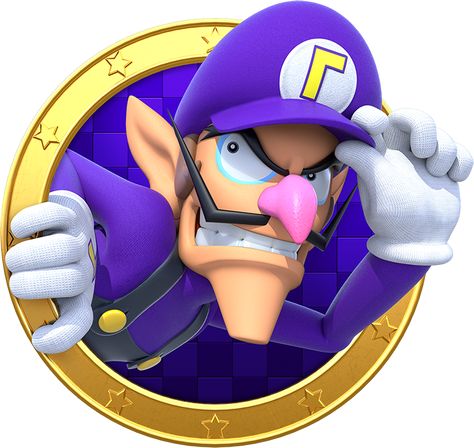 Waluigi - Mario Party: Star Rush Luigi Pfp, Mario E Luigi, Mario Yoshi, Super Mario 3d, Super Mario Birthday, Super Mario Party, Nintendo Characters, Video Game Music, Mario Birthday