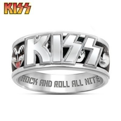 Kiss Group, Kiss Merchandise, Banda Kiss, Kiss Logo, Kiss Army, Original Jewelry Design, Spinning Ring, Hot Band, Spinning Rings