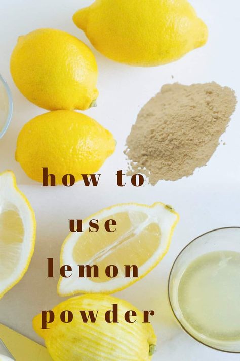 Recipe Using Lemons, Lemon Powder, Limoncello Recipe, Vegetable Dips, Lemon Uses, Lemon Drink, Dried Lemon, Pepper Spice, Powder Recipe