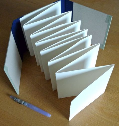 Concertina sketchbooks – Mostly drawing Booklet Ideas, Accordian Book, Beehive Art, Concertina Book, Kraf Kertas, Accordion Book, Artists Books, Accordion Fold, Book Folding