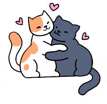 New trending GIF on cymeme.blogspot.com Cat Hug Gif, Hug Pose, Hug Photos, Hug Cartoon, Hugging Drawing, Hug Gif, Animal Hugs, Anime Hug, Cute Hug