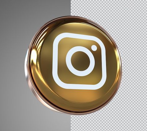 Gold Instagram Icon, Creative Logo Design Art, Logo Maker Free, New Instagram Logo, Best Logo Maker, Gold Logo Design, Cover Design Inspiration, Black And White Instagram, Photoshop Backgrounds Backdrops