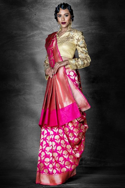 Photographs Idea, Indowestern Gown, Gujarati Saree, Bangle Ceremony, Huge Design, Women's Runway Fashion, Indian Bridesmaid Dresses, Saree Ideas, Saree Wearing Styles