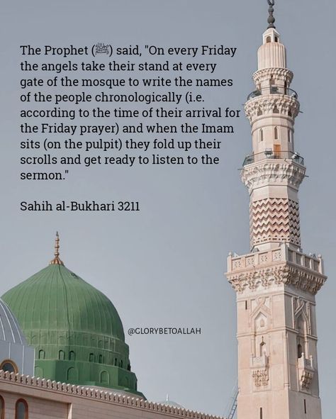 It's Friday! Keep those tongues moving with the peace and blessings on our beloved Prophet (صلى الله عليه وسلم) Don't forget to recite 𝗦𝘂𝗿𝗮𝗵 𝗔𝗹- 𝗞𝗮𝗵𝗳. And remind, for indeed, the reminder benefits the believers. [ Quran, 51:55 ] 𝗟𝗘𝗔𝗥𝗡 | 𝗜𝗠𝗣𝗟𝗘𝗠𝗘𝗡𝗧 | 𝗦𝗛𝗔𝗥𝗘 Surah Kahf On Friday, Surah Kahf, Surah Al Kahf, Peace And Blessings, Glory Be, It's Friday, The Peace, Islamic Quotes, Quran