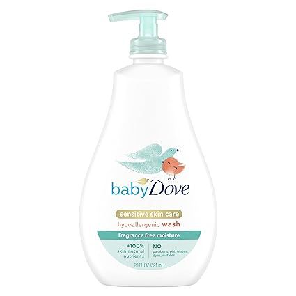 Amazon.com: Baby Dove Sensitive Skin Care Baby Wash For Bath Time, Moisture Fragrance Free and Hypoallergenic, Washes Away Bacteria 20 oz : Baby Dove Sensitive Skin, Baby Bubble Bath, Bubble Baths, Baby Bath Time, Hair Growth Supplement, Baby Bubble, Sensitive Skin Care, Free Baby Stuff, Baby Skin