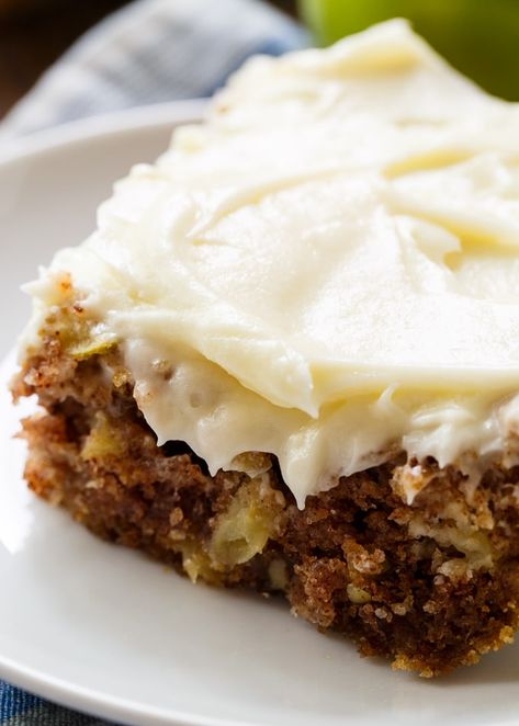 German Apple Cake - Spicy Southern Kitchen Apple Cake With Cream Cheese, German Apple Cake Recipe, German Apple Cake, Recipe With Cream Cheese, Spicy Southern Kitchen, Apple Cake Recipe, Cake With Cream Cheese Frosting, Southern Kitchen, Apple Dessert Recipes