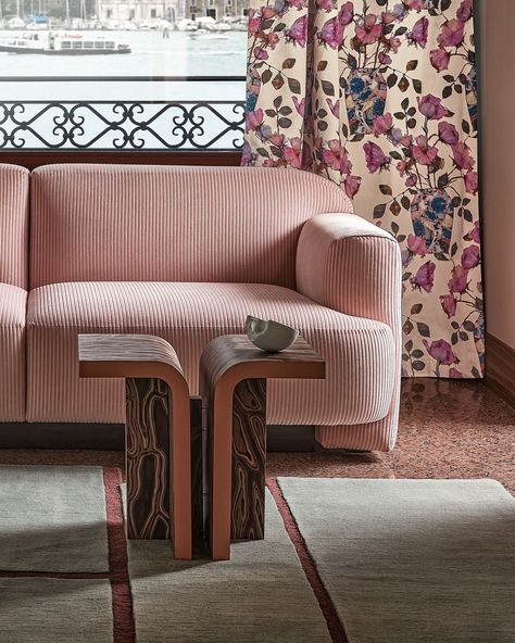 Can a Corduroy Couch Be Chic? - WSJ Courdory Couch, Corduroy Furniture, Corduroy Couch, Corduroy Sofa, Airport City, Elegant Pattern, Room Idea, Apartment Inspiration, Contemporary Artist