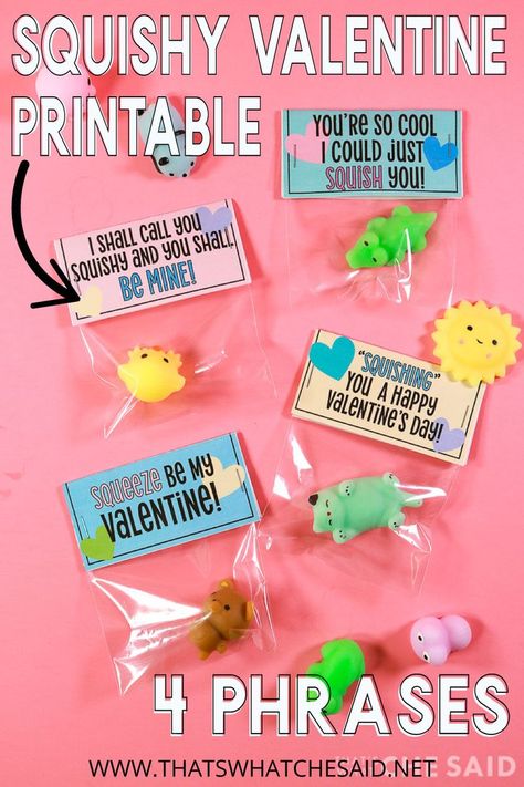 Pair this free Valentine card printable with some cute and on-trend Mochi Squishy toys and you have the cutest little class valentines for your child to give! #valentine #printablevalentine #valentinesday #freeprintable Printable Squishy, Squishy Valentine, Free Valentines Day Cards, Valentine Card Printable, Free Valentine Cards, Valentines Class Party, Mochi Squishy, Cute Valentines Card, Printable Valentines Day Cards