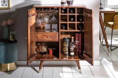 Barschrank MYSTIC LIVING Bar Cabinet Carts Vintage, Built In Bar Cabinet Carts, Armoire Bar Overstock, Hall Tree Wine Bar, Wooden Bar Cart With Doors, Honey Oak Bar Cabinet, Extra Small Bourbon Cabinet, Alcohol Armoire Cabinet, Small Bar Cabinet Living Room