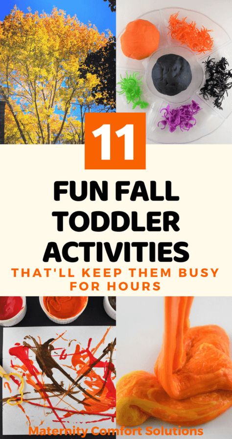 11 Fun Fall Activities For Toddlers Mandala Tattoo Lotus, Fall Toddler Activities, Fun Autumn Activities, Playdough Slime, Fall Sensory Bin, Fall Activities For Toddlers, Hershey Kiss Cookies, Fall Sensory, Fall Crafts For Toddlers