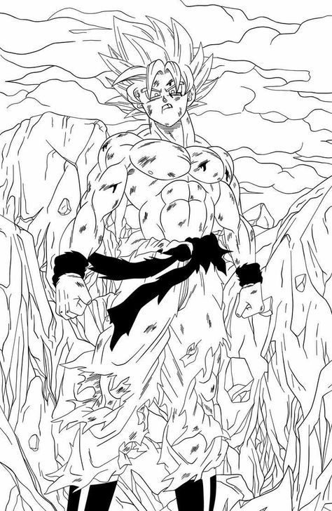 Black Super Saiyan, Goku Black Super Saiyan, Dbz Drawings, Dragon Ball Tattoo, Ball Drawing, Dragon Ball Art Goku, Dragon Ball Super Artwork, Dragon Ball Super Art, Dragon Ball Super Goku