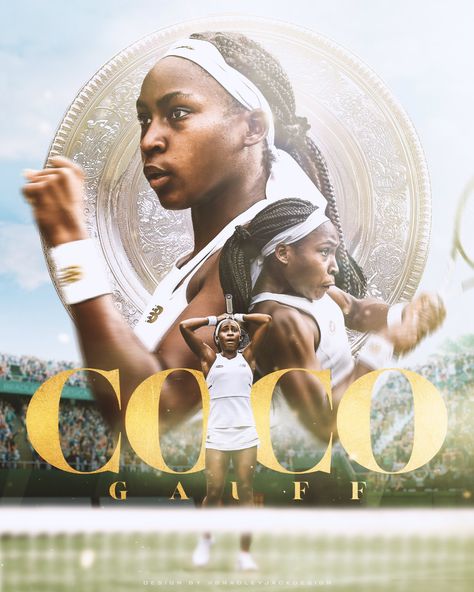 Coco Gauff, Field Athletes, Black Entertainment, Singles Events, Bbc Sport, Venus Williams, Sports Graphics, Womens Tennis, Girls Rock