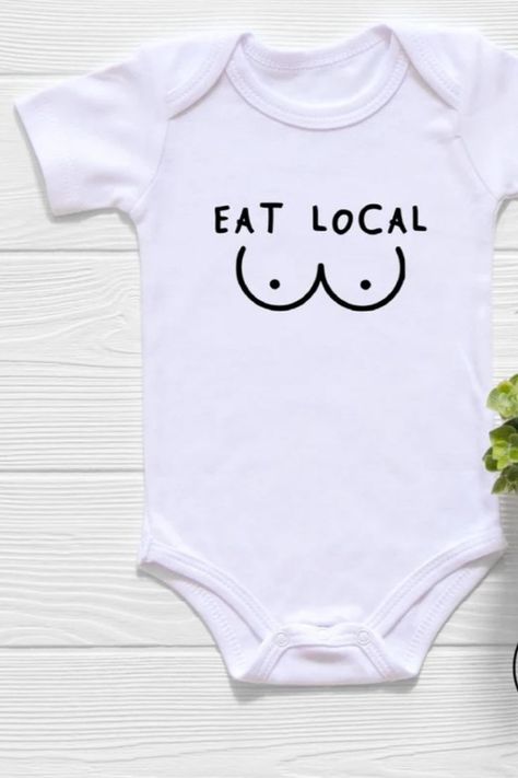 baby romper |onesie| white| funny quote| baby clothes Trendy Baby Onesies, Outfit Quotes, Baby Shower Presents, Baby Rompers, Eat Local, Baby Quotes, Trendy Baby, Cute Pins, Funny Quote