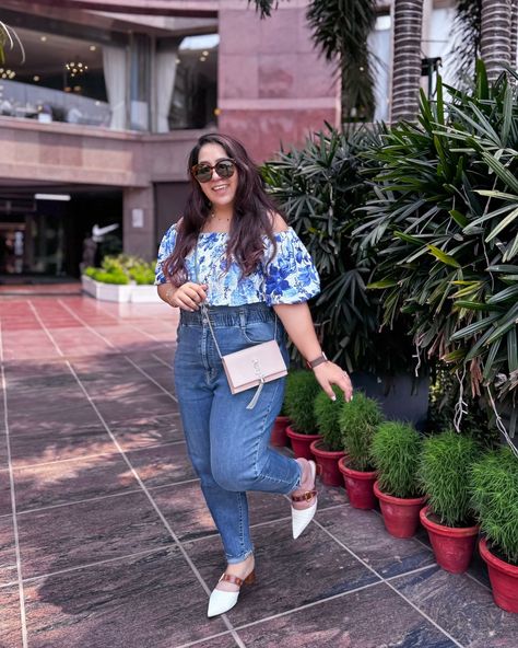 When in doubt, wear your best outfit. 🌸🌸🌸 These paper bag denims are my go-to for that perfect blend of style and comfort! ✨ #OOTD #FashionFave #DenimDays #theshopaholicdiaries #midsizestyle #curvystyleguide #singaporeblogger Denim diaries, mid size fashion, Singapore influencer, Indian fashion blogger, summer style Mid Size Fashion, Midsize Style, Mid Size, Summer Style, Indian Fashion, Style Guides, Influencer, Singapore, Paper Bag