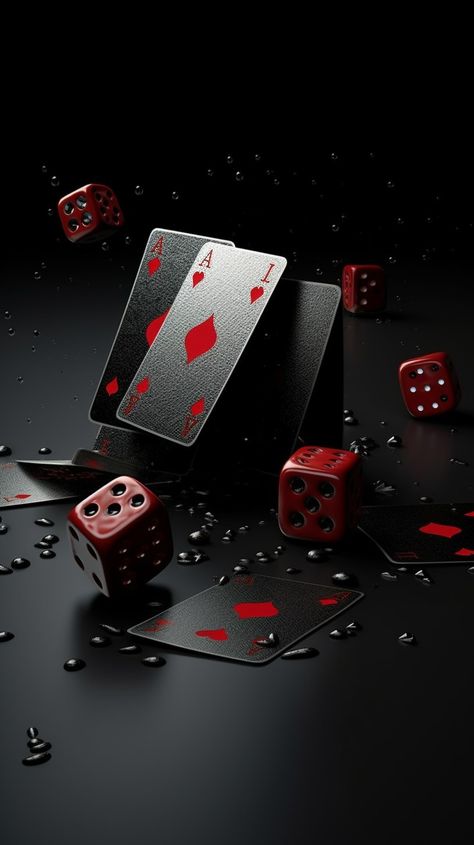 Poker Wallpapers, Casino Pictures, Dice Wallpaper, Black Poker Cards Wallpaper, Image Joker, Unique Iphone Wallpaper, Disney Character Drawing, Iphone Wallpaper For Guys, Iphone Dynamic Wallpaper