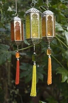 http://foter.com/explore/tassel-lamp Indian Lanterns, Indian Garden, India Inspired, Style Marocain, Garden Lanterns, Wedding Lanterns, Lantern Lamp, Indian Inspired, Indian Decor