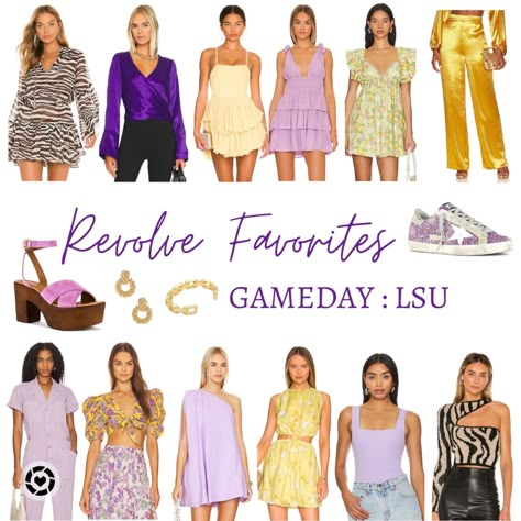 Lsu Gameday Outfit Purple Gold, Ecu Game Day Outfit, Lsu Football Game Outfit, Lsu Tailgate Outfit, Purple Game Day Outfit, Lsu Gameday Outfit, Gameday Outfit Lsu, Tcu Gameday, Lsu Game Day Outfit