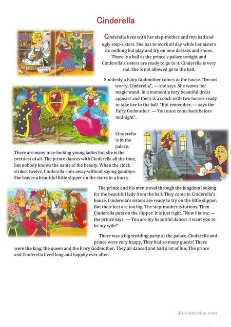 Cinderella Cinderella Story For Kids, Cute Bedtime Stories, Cinderella Story Book, Cinderella's Sister, Short Fairy Tales, Good Moral Stories, English Story Books, English Moral Stories, Simple Poems