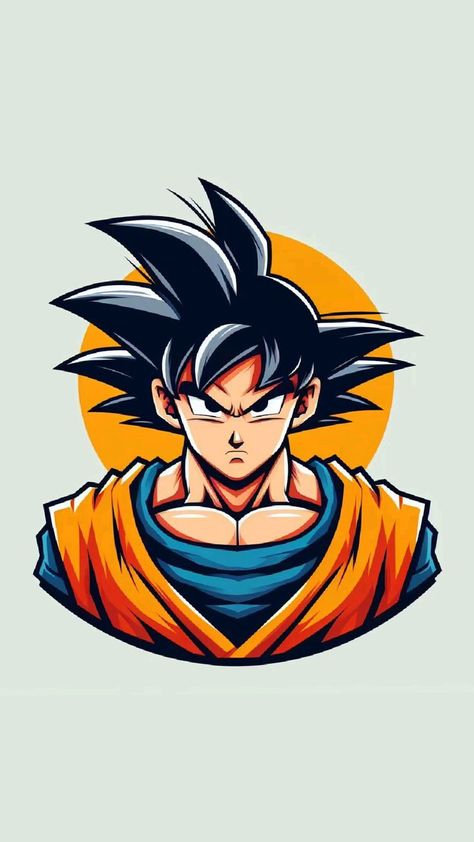 Goku Printable, Goku Happy, Chibi Goku, Goku Art, Dragon Ball Z Goku, Goku Wallpaper, Dragon Ball Painting, Color Drawing Art, Best Anime Drawings