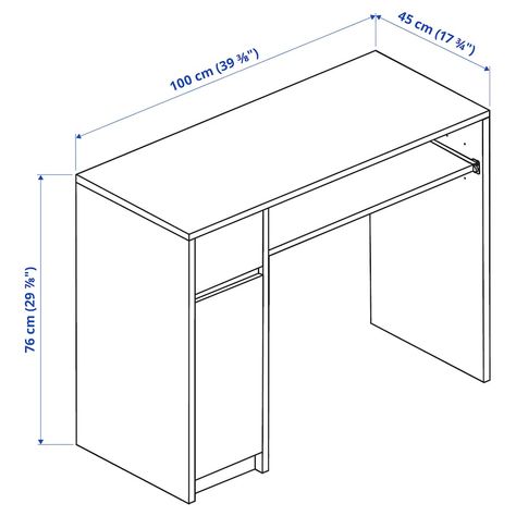 Ejler Desk, Shelf Door, Keyboard Shelf, A Keyboard, White Desks, Keyboard And Mouse, Room Makeover Bedroom, Home Desk, Boys Bedroom