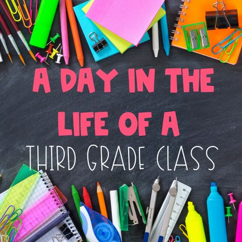 A Day in the Life of a 3rd Grade Classroom! - The Friendly Teacher Third Grade Classroom Setup, Third Grade Classroom Decor, Bridges Math, Third Grade Literacy, Third Grade Writing, Classroom Schedule, Teach Reading, Math Writing, Teaching Third Grade