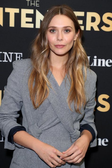 Olsen Hair, Elizebeth Olsen, Olsen Sister, Lizzie Olsen, Elizabeth Olsen Scarlet Witch, Scarlett Witch, Braut Make-up, Bronde Haircolor, Hot Picks