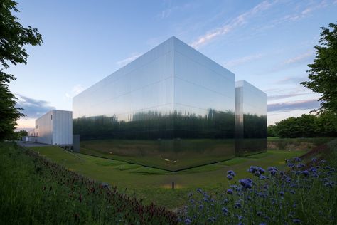 Gallery of Bussy Saint George 77 / Antonini + Darmon Architectes & Rmdm Architects - 6 Master Thesis, Mirror House, Steel Buildings, Saint George, Glass House, Container House, Building Design, House Inspiration, Architecture House