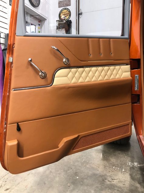 Chevy Truck Interior, Hotrod Interior, Kombi Interior, 1968 Chevy Truck, Car Interior Upholstery, American Pickup Trucks, Auto Upholstery, 72 Chevy Truck, Automotive Upholstery