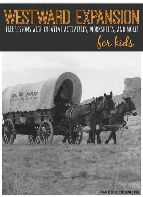 Oregon Trail Activities, Westward Expansion Activities, Wild West Activities, History Lessons For Kids, Covered Wagons, American History Timeline, History Lesson Plans, Westward Expansion, World History Lessons