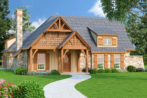 Rustic House Plans Small Cottage - Search Moveable Island, Cottage On A Hill, Deep Front Porch, Country Cottage House Plans, Brick Planter, Lumber Sizes, Large Front Porch, Dream Home Plans, Rustic House Plans