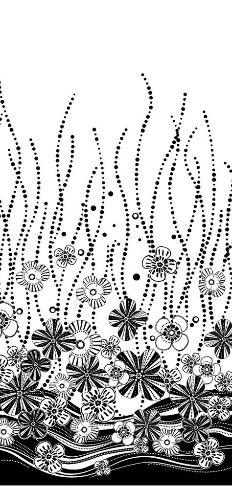 Black And White Motifs, Ethnic Pattern Design, Crewel Embroidery Patterns, Bold Flowers, Paisley Wallpaper, Botanical Flower Art, Abstract Pattern Design, Print Design Art, African Pattern Design