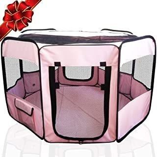 Pink Dog Crate, Puppy Pen, Puppy Pens, Puppy Playpen, Puppy Kennel, Pink Pet, Cat Rabbit, Pet Playpen, Puppy Accessories