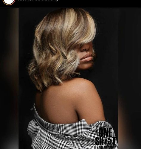 Savannah James, Ciara Hair, Highlight Bob, Black Hair Inspiration, Colored Hair Tips, Haute Hair, Pretty Hair Color, Hair Bob, Hair Affair