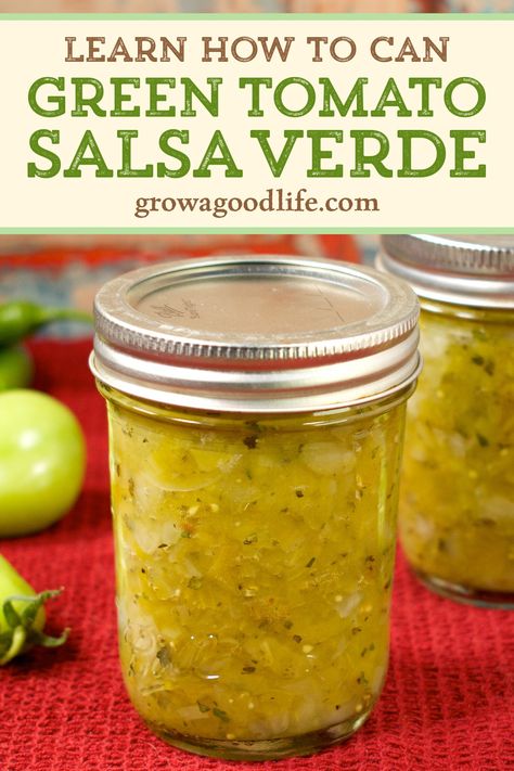 Roasted Green Tomato Salsa Canning, Frozen Green Tomatoes, Canned Green Tomato Salsa, How To Can Green Tomatoes, Green Tomato Salsa Canning, Green Tomato Salsa Verde Canning Recipe, Green Tomatoes Salsa, Canned Green Tomato Recipes, Green Tomato Salsa Recipe