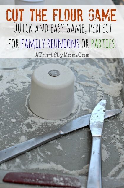 Flour Game, Family Reunion Ideas, Games Indoor, Picnic Games, Reunion Games, Family Reunion Games, Youth Group Games, Minute To Win It Games, Activities Ideas