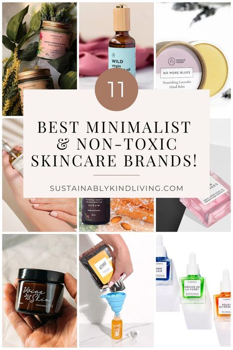 Because why invest in 10 questionable formulas when you can achieve the same results with a powerful 3-step skincare routine? The best minimalist skincare brands listed below offer amazing solutions to treating acne, clogged pores, uneven texture, and dry skin But, that’s not all! Our chemical-free products list also includes stellar recommendations for oily skin, combo skin, and super sensitive skin. No matter your needs, the non-toxic skincare brands below have you covered. Minimalist Skincare Products, Healthy Skin Care Routine, Nontoxic Beauty, Skin Care Products Design, Minimalist Skincare, Treating Acne, Anti Aging Skincare Routine, Toxic Skincare, Skincare Brands