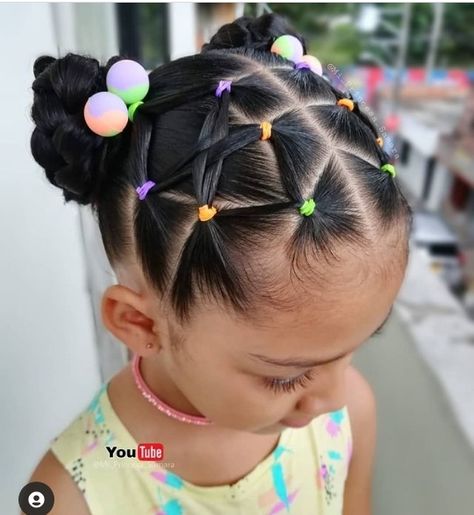 21 Easy Toddler Hairstyles - The Glossychic Toddler Hairstyles For Curly Hair, Hair Curly Style, Black Toddler Hairstyles, Baby Girl Hairstyles Curly, Daughter Hairstyles, Easy Toddler Hairstyles, Girly Hairstyles, Easy Little Girl Hairstyles, Easy Hairstyles For Kids