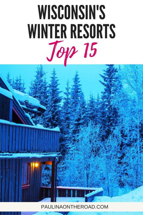 One of the essential parts of planning winter getaways in Wisconsin is finding the perfect place to stay. Luckily there are lots of amazing Wisconsin winter resorts. This guide covers all the best winter resorts in Wisconsin for any budget and travel type. Included are hotels in Lake Geneva, Wisconsin Dells, Door County, Northern Wisconsin, and more! #Wisconsin #Winter #WinterGetaways #WinterResorts #Resorts #LuxuryResorts #WinterVacation #WisconsinDells #NorthernWisconsin #DoorCounty Winter Family Vacations, Wisconsin Winter, Winter Getaways, Lake Geneva Wisconsin, Winter Resort, Northern Wisconsin, North America Travel Destinations, Canada Travel Guide, Best Ski Resorts